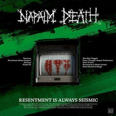 Napalm Death - Resentment is Always Seismic - a final throw of Throes