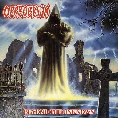 Opprobrium - Beyond The Unknown (blue/white & Red Splatter)