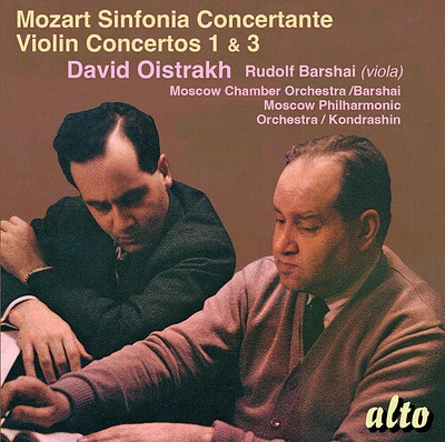 David Oistrakh - Mozart: Sinfonia Concertante K. 364; Violin Cons No. 1, K. 207