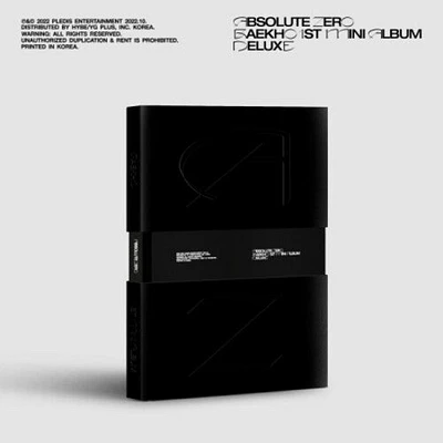 Baekho - Absolute Zero - Deluxe Version - incl. 100pg Photobook, Photo Postcard, Message Card, Photo Card + Mini-Poster