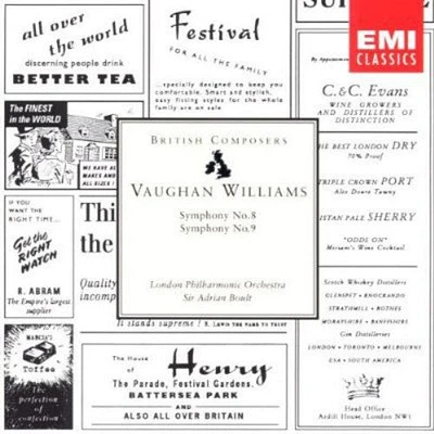 Vaughan Williams/ Boult/ London Phil Orch - Symphony 8/9