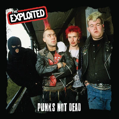 Exploited - Punk's Not Dead - Red/black Splatter