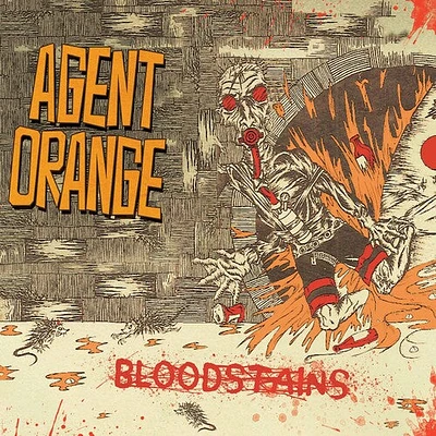 Agent Orange - Bloodstains - Orange/red/black Splatter