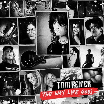 Tom Keifer - THE Way Life Goes - RED/BLACK/WHITE SPLATTER