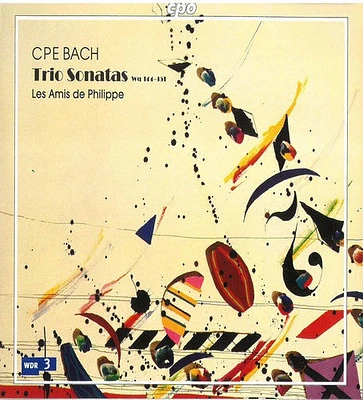 C.P.E. Bach / Amis De Philippe - Trio Sonatas for Flute Violin & BC