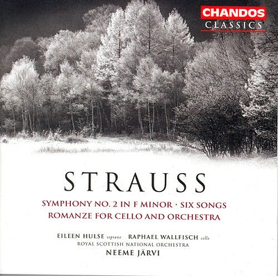 R. Strauss / Wallfisch/ Hulse/ Jarvi/ Rsno - Symphony in F Min / Romanze Cello & Orch