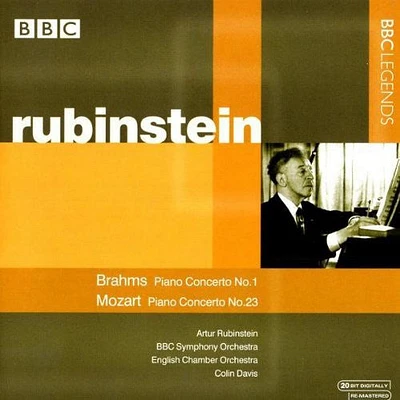 Brahms/ Mozart/ Rubinstein/ Davis/ BBC So - Piano Concerto 1 / Piano Concerto 23