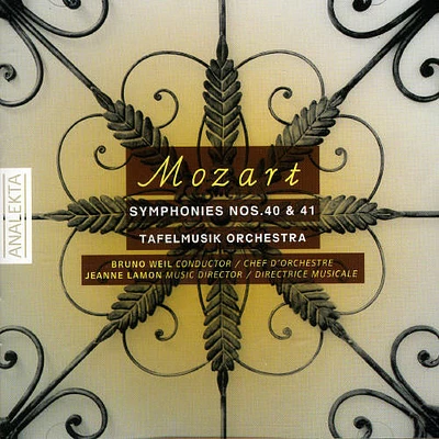 Mozart/ Tafelmusik Orchesta/ Weil - Symphonies Nos 40 & 41