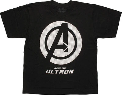 Avengers Ultron Varsity Logo Youth T-Shirt