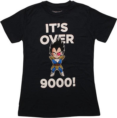 Dragon Ball Z Its Over 9000 Vegeta Juniors T-Shirt