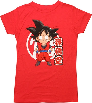 Dragon Ball Z Super Deformed Goku Juniors T-Shirt