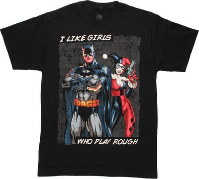 Batman Harley Play Rough T-Shirt