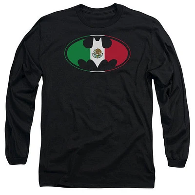 Batman Mexican Flag Long Sleeve T-Shirt