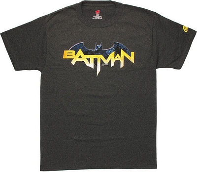 Batman New 52 Name Logo T-Shirt