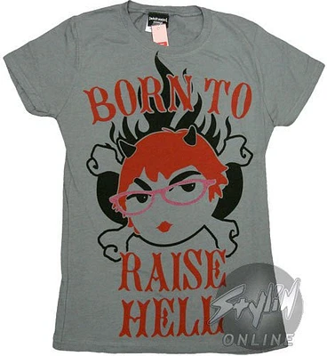 Lucy Daughter of the Devil Born to Raise Hell Baby T-Shirt