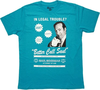 Breaking Bad Call Saul Point T-Shirt Sheer