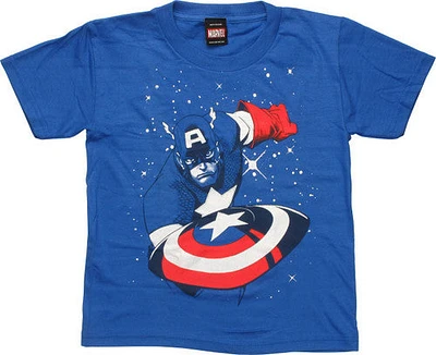 Captain America Snow Cap Juvenile T-Shirt
