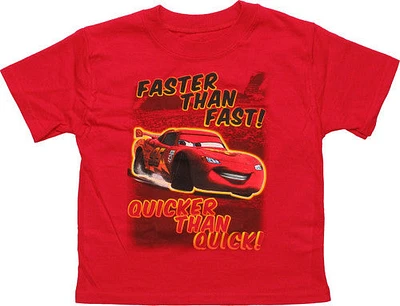 Cars McQueen Faster than Fast Toddler T-Shirt