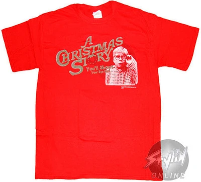 Christmas Story Shoot Red T-Shirt