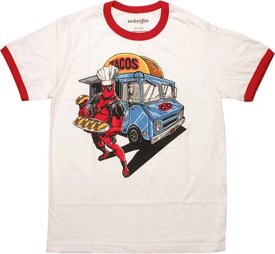 Deadpool Taco Truck Ringer T-Shirt