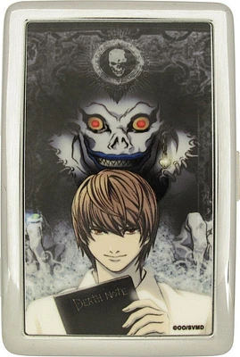 Death Note Light Ryuk Notebook Large Card Case in Silver