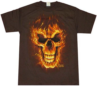 Exile Flame Skull T-Shirt
