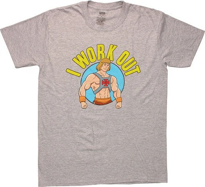 He Man I Work Out Retro T-Shirt