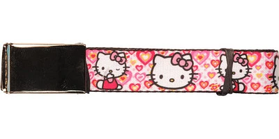 Hello Kitty Valentine Hearts Mesh Belt in White