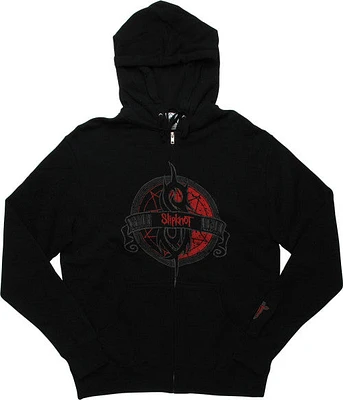 Slipknot Maggot Logo Zippered Hoodie