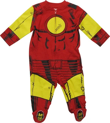 Iron Man Suit Costume Long Sleeve Coverall