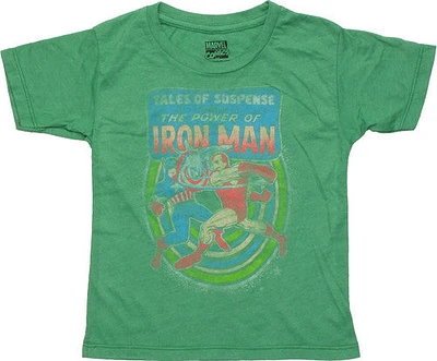 Iron Man Tales of Suspense Green Toddler T-Shirt