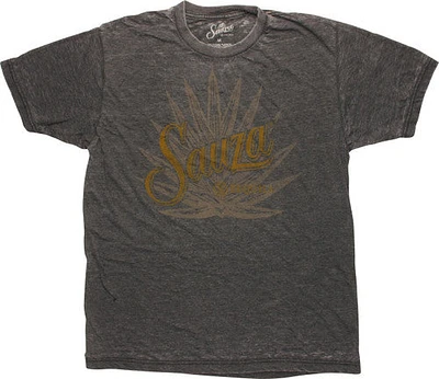 Jim Beam Sauza Tequila Acid Wash T-Shirt Sheer