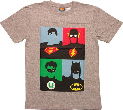 Justice League Andy Warhol Prints Youth T-Shirt