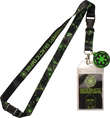 Star Wars Troopers Empire Imperial Charm Lanyard in Black