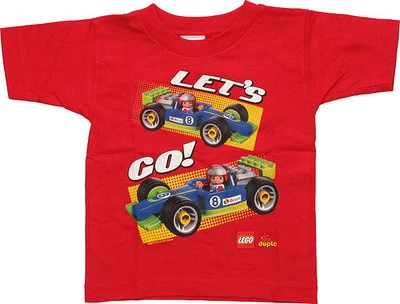 Lego Duplo Race Cars Let's Go Toddler T-Shirt