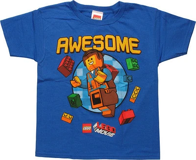 Lego Movie Awesome Emmet Juvenile T-Shirt