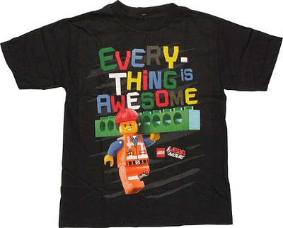 Lego Movie Everything is Awesome Juvenile T-Shirt