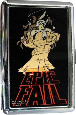 Looney Tunes Epic Fail Large Card Case in Black