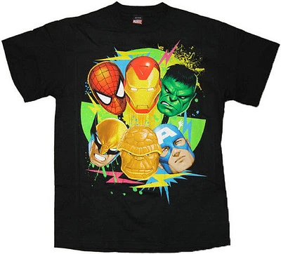 Marvel Six Faces T-Shirt