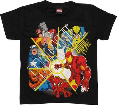 Marvel Split Direction Juvenile T-Shirt