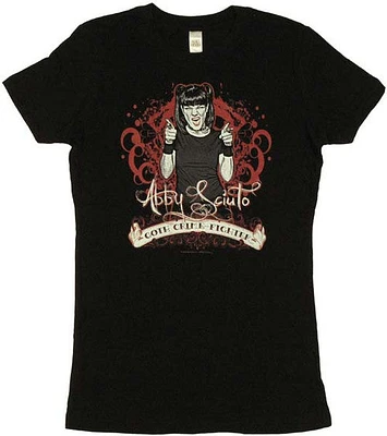 NCIS Abby Goth Crime Fighter Juniors T-Shirt