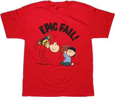 Peanuts Charlie Epic Fail Kick T-Shirt