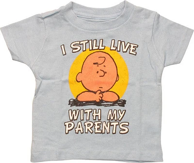 Peanuts Still Live With My Parents Infant T-Shirt