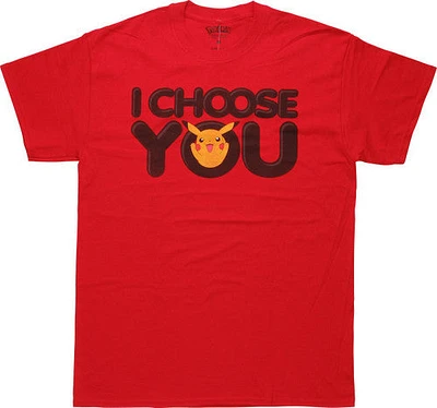 Pokemon Pikachu I Choose You T-Shirt