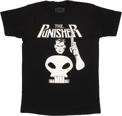 Punisher Inked Gun Smoke T-Shirt Sheer