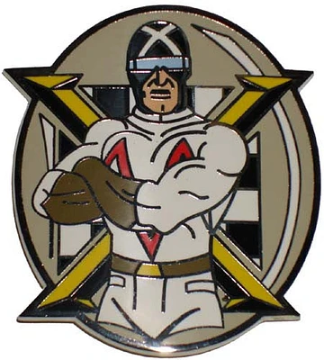 Racer X Belt Buckle in Yellow Speed Racer