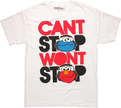 Sesame Street Cant Stop Wont T-Shirt