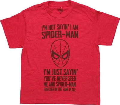 Spiderman Never See Together Youth T-Shirt