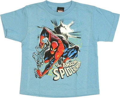 Spiderman Sky View Juvenile T-Shirt