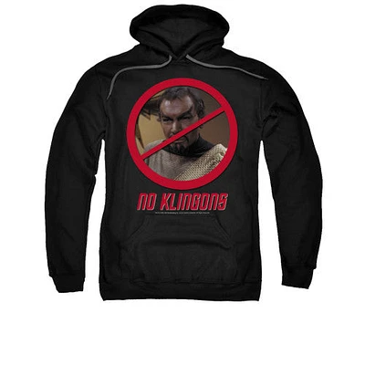 Star Trek No Klingons Pullover Hoodie